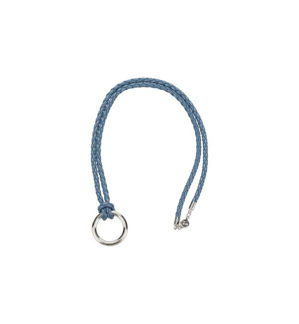  「メガネ・サングラス ストラップ 【レザー調】  落下・ズレ防止｜眼鏡チェーン｜ギフト｜Zoff 」|サングラス|ブルー