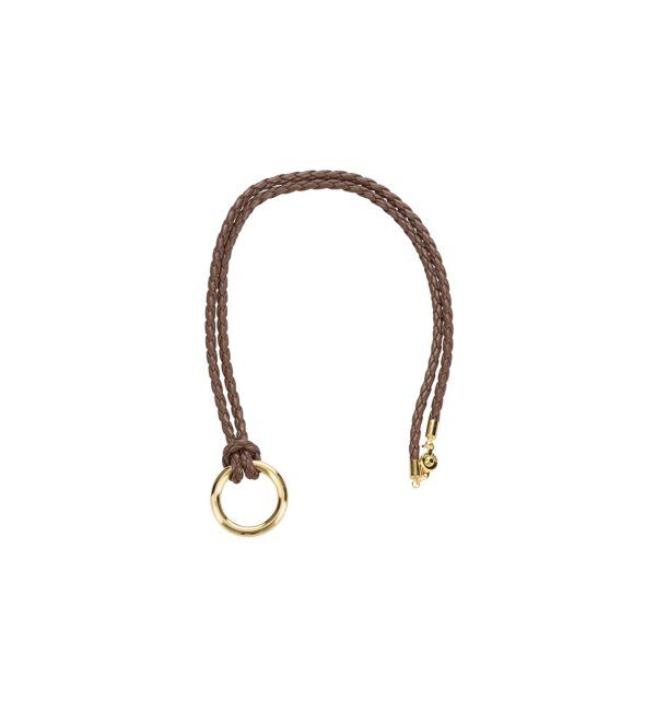  「メガネ・サングラス ストラップ 【レザー調】  落下・ズレ防止｜眼鏡チェーン｜ギフト｜Zoff 」|サングラス|ブラウン