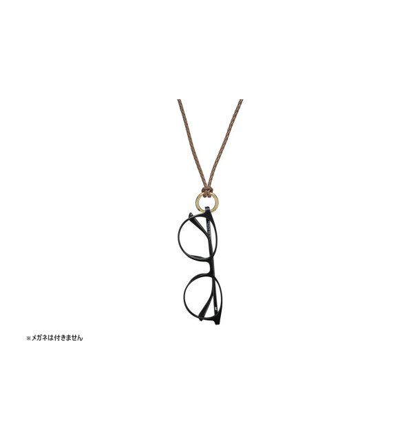  「メガネ・サングラス ストラップ 【レザー調】  落下・ズレ防止｜眼鏡チェーン｜ギフト｜Zoff 」|サングラス|