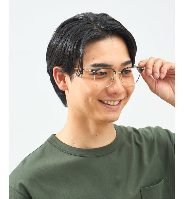  「Zoff｜takashi kumagai ウェリントン型 メガネ サーモント｜伊達メガネ 度付きメガネ  レンズ交換券付」|メガネ|