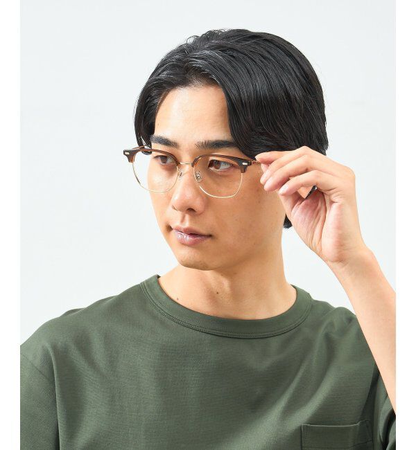  「Zoff｜takashi kumagai ウェリントン型 メガネ サーモント｜伊達メガネ 度付きメガネ  レンズ交換券付」|メガネ|