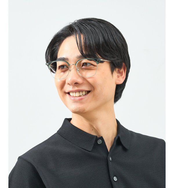  「Zoff｜takashi kumagai ウェリントン型 メガネ サーモント｜伊達メガネ 度付きメガネ  レンズ交換券付」|メガネ|