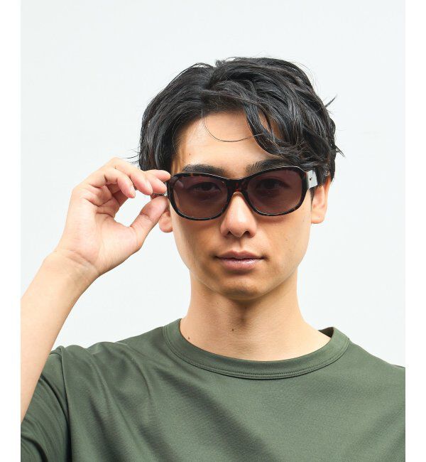  「Zoff｜takashi kumagai ウェリントン型 サングラス カラーレンズ｜大きめフレーム｜紫外線対策 UVカット  」|サングラス|