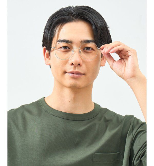  「Zoff｜takashi kumagai ボストン型 メガネ メタルフレーム｜ 伊達メガネ 度付きメガネ  レンズ交換券付」|メガネ|