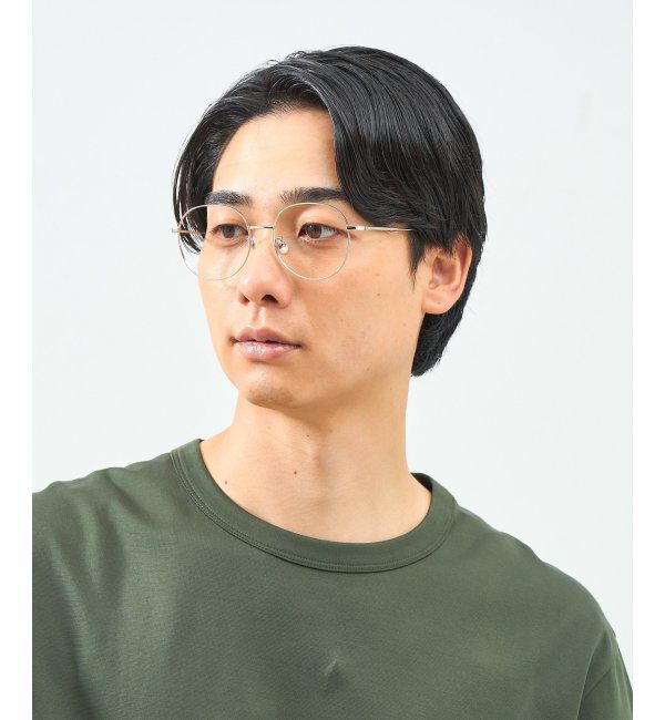  「Zoff｜takashi kumagai ボストン型 メガネ メタルフレーム｜ 伊達メガネ 度付きメガネ  レンズ交換券付」|メガネ|