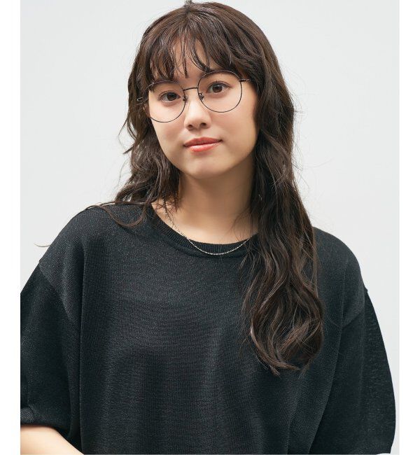  「Zoff｜takashi kumagai ボストン型 メガネ メタルフレーム｜ 伊達メガネ 度付きメガネ  レンズ交換券付」|メガネ|