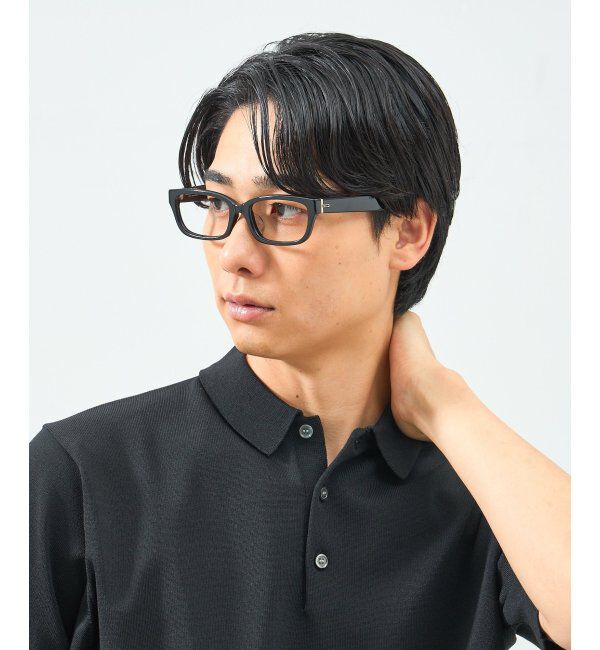  「Zoff｜takashi kumagai ウェリントン型 メガネ 横長フレーム｜伊達メガネ 度付きメガネ  レンズ交換券付」|メガネ|