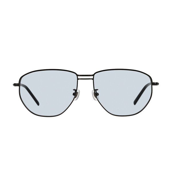  「Zoff｜takashi kumagai ウェリントン型 サングラス メタルフレーム｜ツーブリッジ｜紫外線対策 UVカット  」|サングラス|