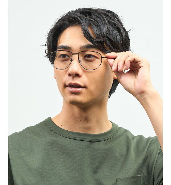  「Zoff｜takashi kumagai ウェリントン型 サングラス メタルフレーム｜ツーブリッジ｜紫外線対策 UVカット  」|サングラス|