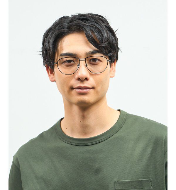  「Zoff｜takashi kumagai ウェリントン型 サングラス メタルフレーム｜ツーブリッジ｜紫外線対策 UVカット  」|サングラス|