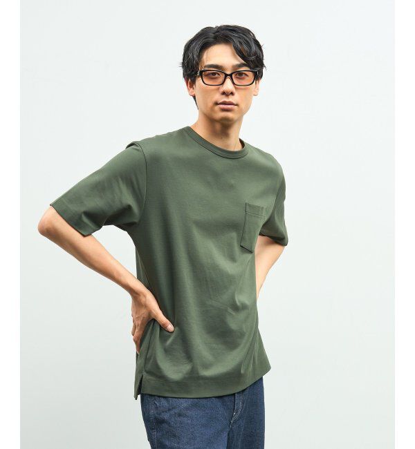  「【WEB 限定】Zoff｜takashi kumagai ウェリントン型 サングラス 横長フレーム｜紫外線対策 UVカット  」|サングラス|