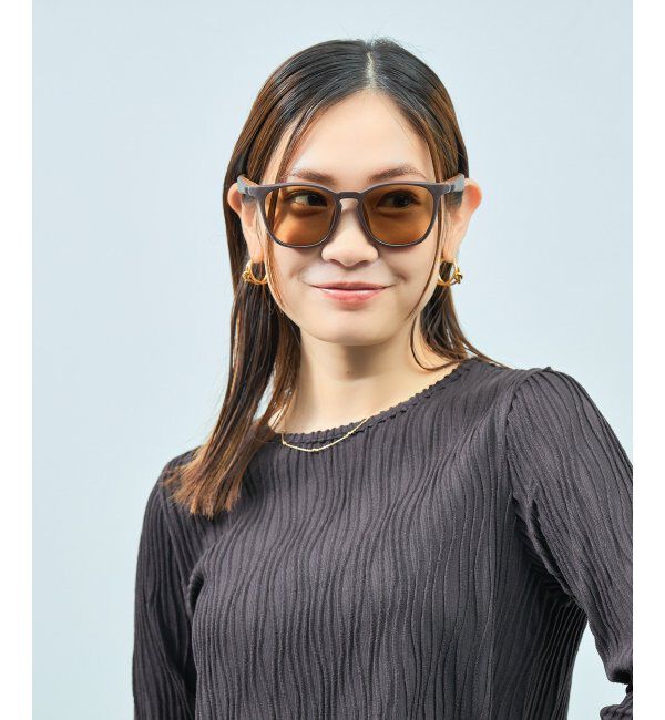  「SUNCUTGlasses/UV100%CUT/GALILEO サングラス | 金属フリー 柔軟性抜群｜紫外線対策 UV対策 UVカット  」|サングラス|薄ブラウン1