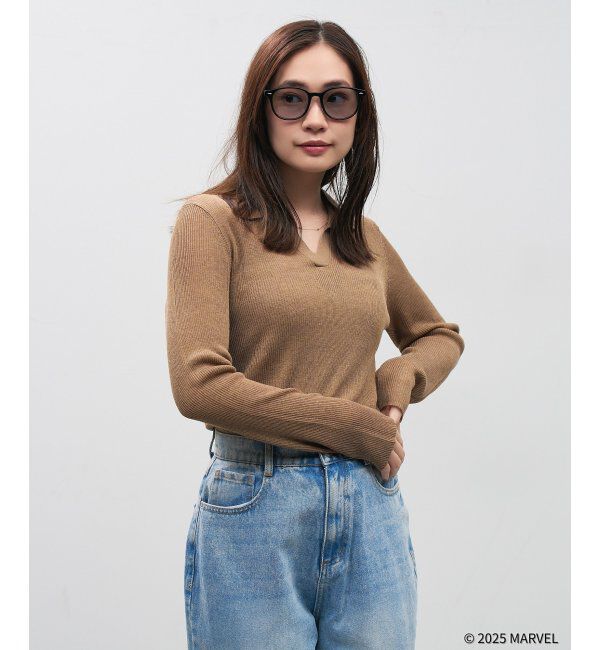  「MARVEL COLLECTION デッドプール & ウルヴァリン  ウェリントン型 サングラス | 紫外線対策 UVカット  」|サングラス|