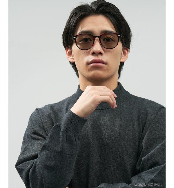  「MARVEL COLLECTION デッドプール & ウルヴァリン  ウェリントン型 サングラス | 紫外線対策 UVカット  」|サングラス|