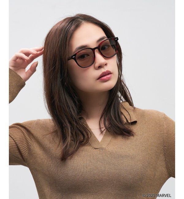  「MARVEL COLLECTION デッドプール & ウルヴァリン  ウェリントン型 サングラス | 紫外線対策 UVカット  」|サングラス|