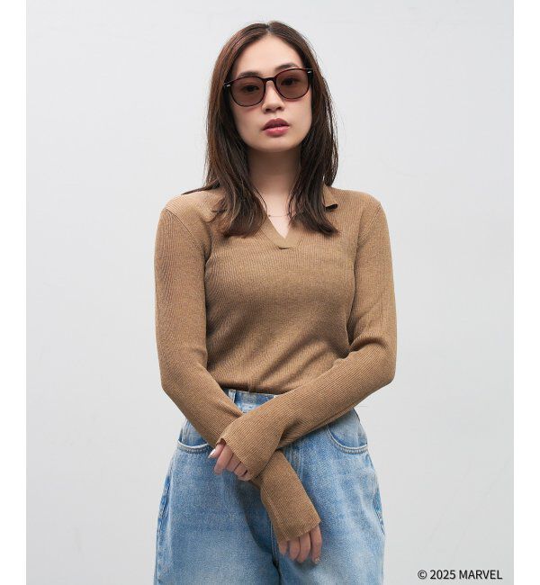  「MARVEL COLLECTION デッドプール & ウルヴァリン  ウェリントン型 サングラス | 紫外線対策 UVカット  」|サングラス|