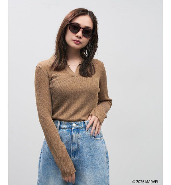  「MARVEL COLLECTION デッドプール & ウルヴァリン  ウェリントン型 サングラス | 紫外線対策 UVカット  」|サングラス|