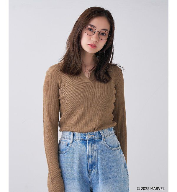  「MARVEL COLLECTION【デッドプール モデル】 メガネ | 伊達メガネ 度付き   レンズ交換券付」|メガネ|