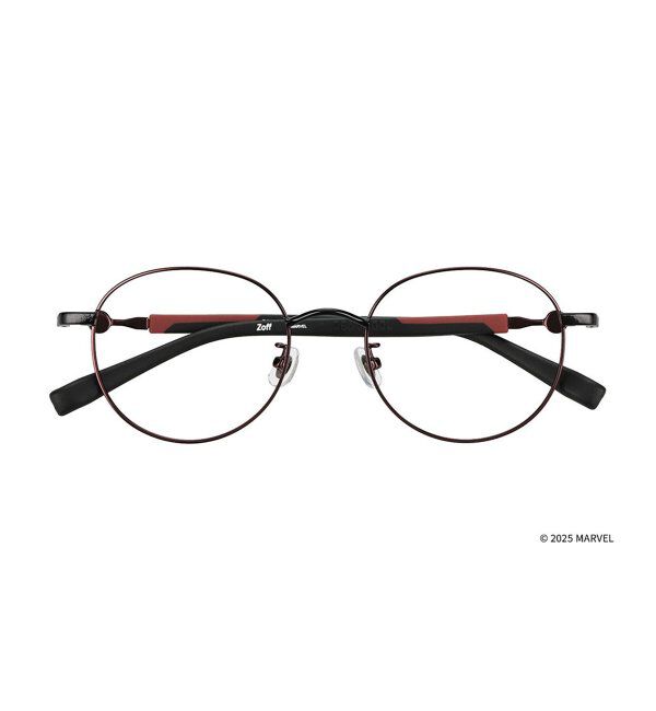  「MARVEL COLLECTION【デッドプール モデル】 メガネ | 伊達メガネ 度付き   レンズ交換券付」|メガネ|