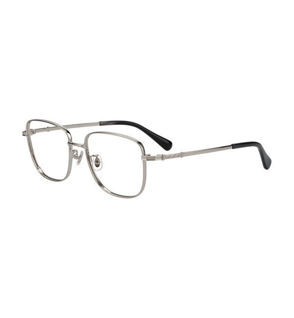  「Zoff｜CLASSIC メガネ | 四角 メタルフレーム グランパコア 伊達メガネ 度付き   レンズ交換券付」|メガネ|