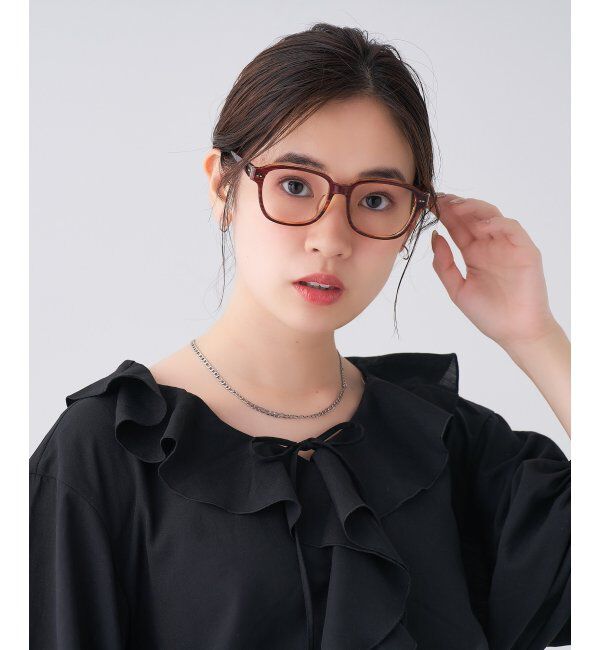  「 ウェリントン型 メガネ | 黒縁フレーム 伊達めがね 度付きユニセックス 読書  CLASSIC  レンズ交換券付」|メガネ|