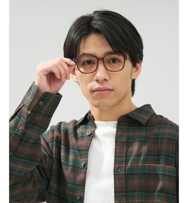  「 ウェリントン型 メガネ | 黒縁フレーム 伊達めがね 度付きユニセックス 読書  CLASSIC  レンズ交換券付」|メガネ|