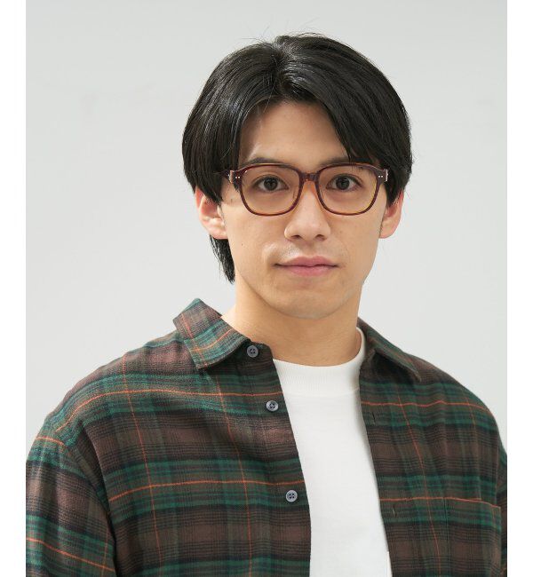  「 ウェリントン型 メガネ | 黒縁フレーム 伊達めがね 度付きユニセックス 読書  CLASSIC  レンズ交換券付」|メガネ|