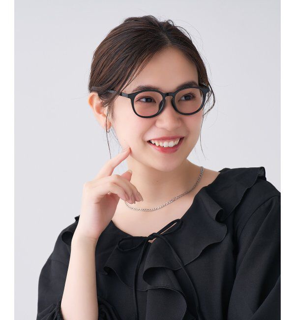  「ボストン型 メガネ | 伊達メガネ 度付きメガネユニセックス  Zoff｜CLASSIC  レンズ交換券付」|メガネ|