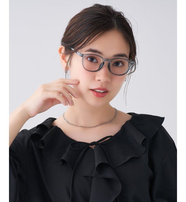  「ボストン型 メガネ | 伊達メガネ 度付きメガネユニセックス  Zoff｜CLASSIC  レンズ交換券付」|メガネ|