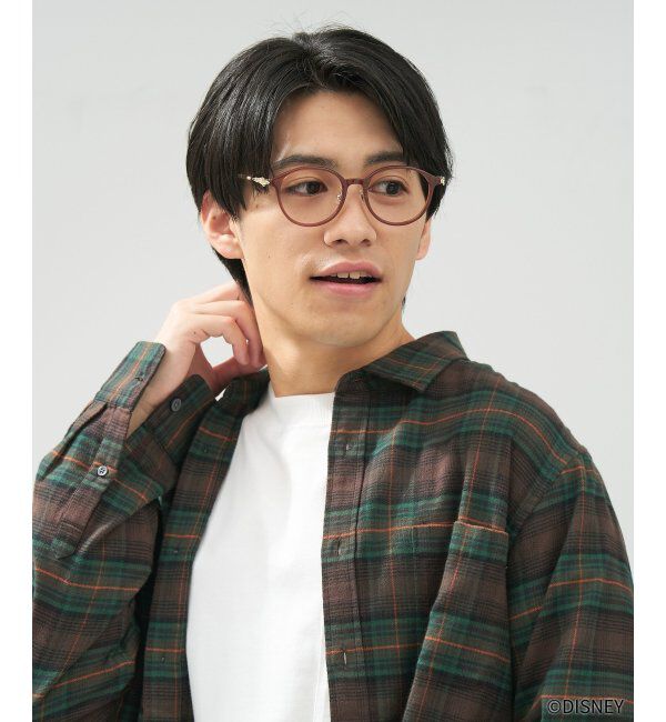  「Zoff｜Disney  &rdquo;Baby Animals&rdquo; メガネ [おしゃれキャット( マリー ) ﾓﾃﾞﾙ] ディズニー  レンズ交換券付」|メガネ|