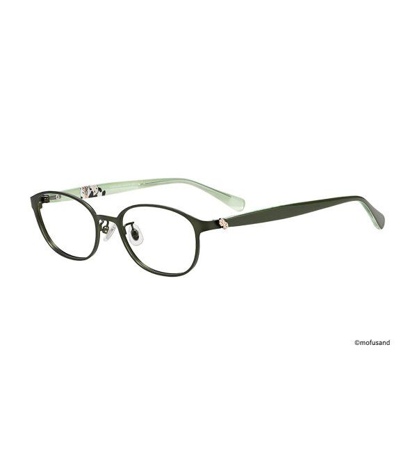  「Zoff｜mofusand ウェリントン型 メガネ | モフサンド [CASUALモデル] 伊達・度付き眼鏡  レンズ交換券付」|メガネ|