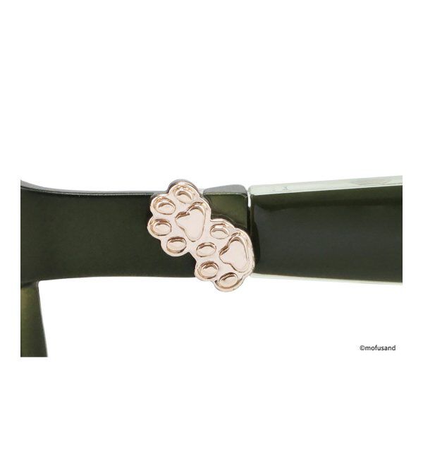  「Zoff｜mofusand ウェリントン型 メガネ | モフサンド [CASUALモデル] 伊達・度付き眼鏡  レンズ交換券付」|メガネ|