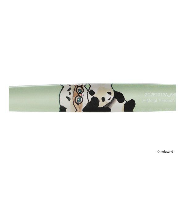  「Zoff｜mofusand ウェリントン型 メガネ | モフサンド [CASUALモデル] 伊達・度付き眼鏡  レンズ交換券付」|メガネ|