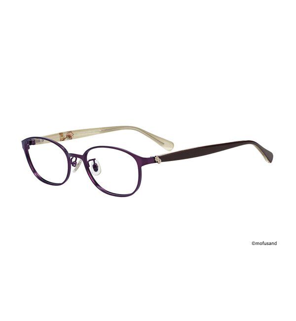  「Zoff｜mofusand ウェリントン型 メガネ | モフサンド [CASUALモデル] 伊達・度付き眼鏡  レンズ交換券付」|メガネ|