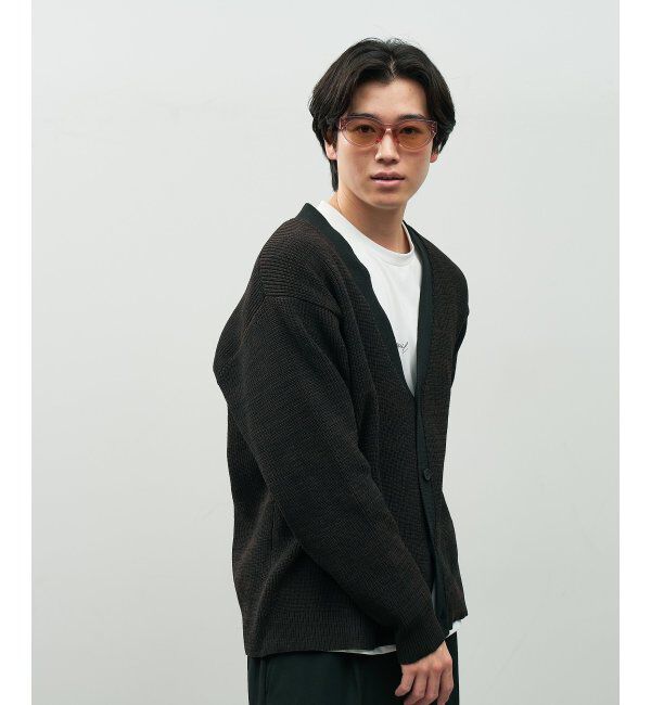  「SUNCUTGlasses/UV100%CUT オーバル型 サングラス [度無し専用] キャッツアイ 太縁 紫外線対策 UVカット」|サングラス|