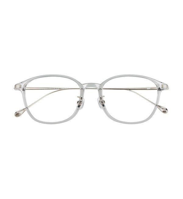  「ウェリントン型 メガネ | チタン TR素材 軽量 メタル 伊達・度付き 大人可愛い Zoff  レンズ交換券付」|メガネ|