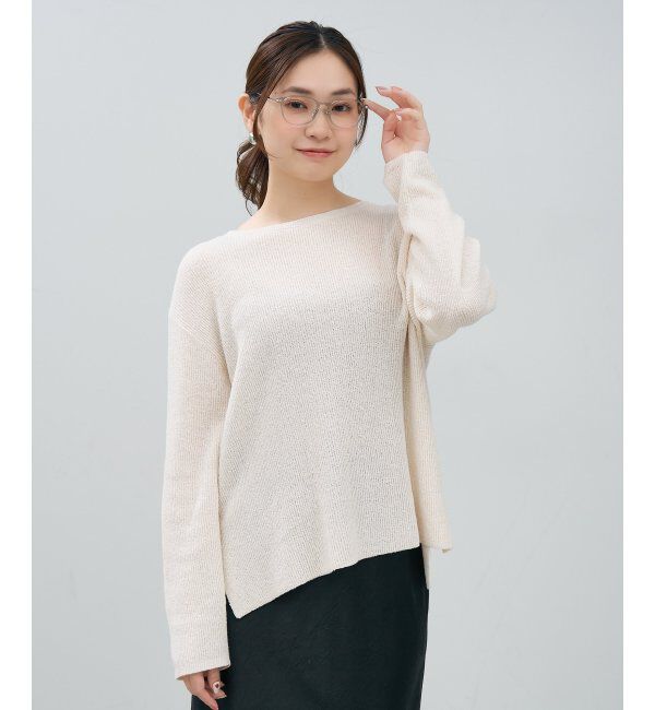  「ウェリントン型 メガネ | チタン TR素材 軽量 メタル 伊達・度付き 大人可愛い Zoff  レンズ交換券付」|メガネ|