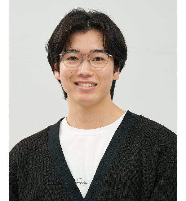  「ウェリントン型 メガネ | チタン TR素材 軽量 メタル 伊達・度付き 大人可愛い Zoff  レンズ交換券付」|メガネ|