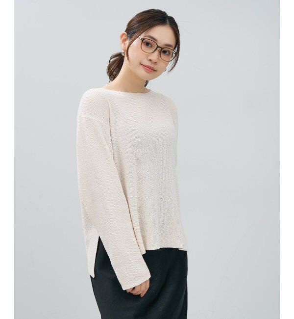  「ウェリントン型 メガネ | チタン TR素材 軽量 メタル 伊達・度付き 大人可愛い Zoff  レンズ交換券付」|メガネ|