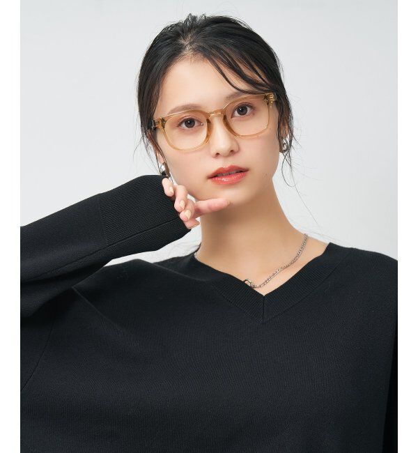  「ウェリントン型 メガネ | 軽量 伊達めがね・度付き ユニセックス Zoff  レンズ交換券付」|メガネ|