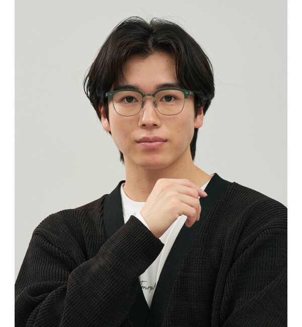  「メガネ | サーモント チタン アルミ製 軽量 メタル 伊達・度付き ユニセックス Zoff  レンズ交換券付」|メガネ|