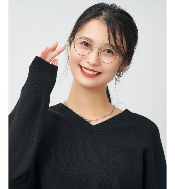  「ボストン型 メガネ | 小さめサイズ 眼鏡 伊達めがね 度付き 度なし Zoff｜CLASSIC レンズ交換券付」|メガネ|オリーブ