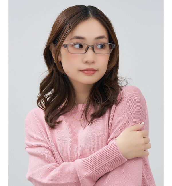  「スクエア型 メガネ | 横長 軽量 眼鏡 伊達めがね 度付き Zoff｜CLASSIC レンズ交換券付」|メガネ|