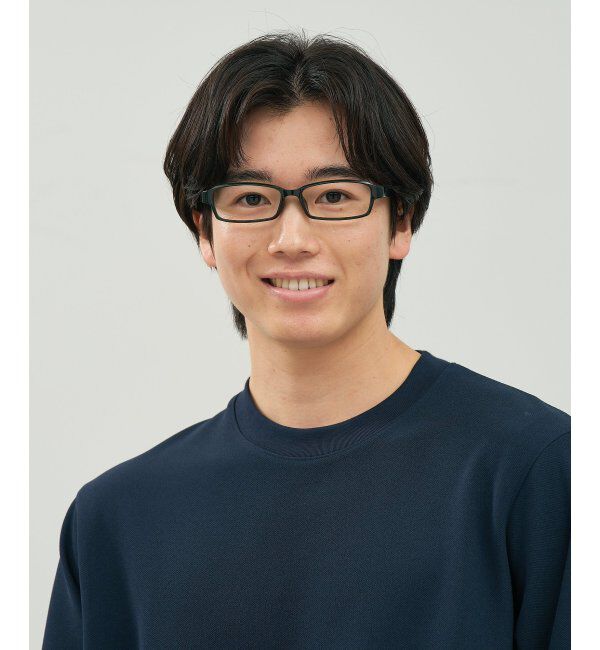  「スクエア型 メガネ | 横長 軽量 眼鏡 伊達めがね 度付き Zoff｜CLASSIC レンズ交換券付」|メガネ|