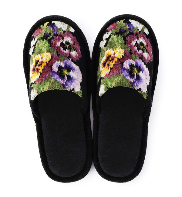 FEILER「ナイツドリーム　スリッパ　NID-241398」|ルームシューズ|ブラック