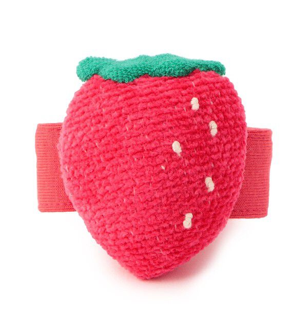 LOVERARY BY FEILER「ストロベリードット　ガラガラ　L/STD-253020」|その他ベビー用品|