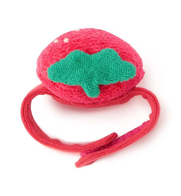 LOVERARY BY FEILER「ストロベリードット　ガラガラ　L/STD-253020」|その他ベビー用品|