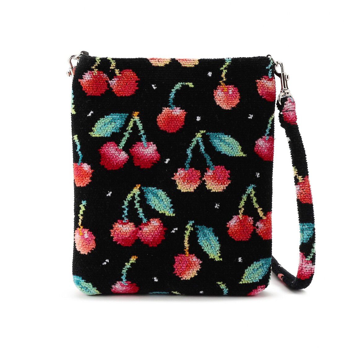 LOVERARY BY FEILER「チェリードット　ショルダーバッグ　L/CRD-253052」|ショルダー・メッセンジャー|ブラック