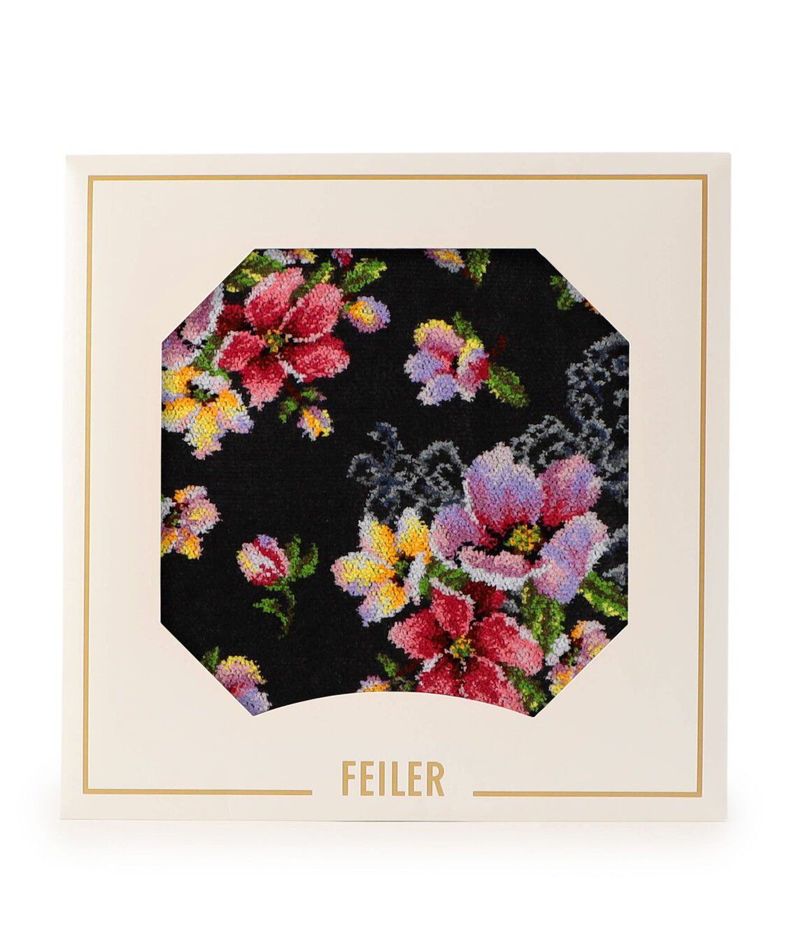 FEILER「ニューポージー　ウォッシュタオルセット　NPO-S9035」|ハンカチ|チャコールグレー