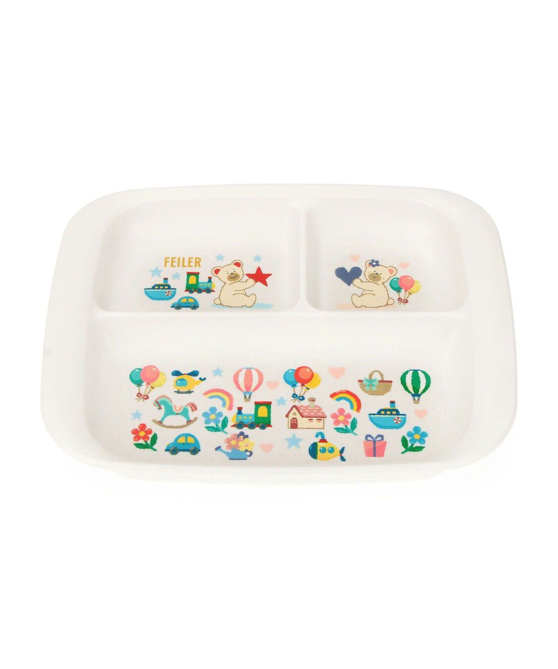FEILER「リーベトレジャーボックス　ランチプレート　LTX-251106」|食器・キッチングッズ|ホワイト